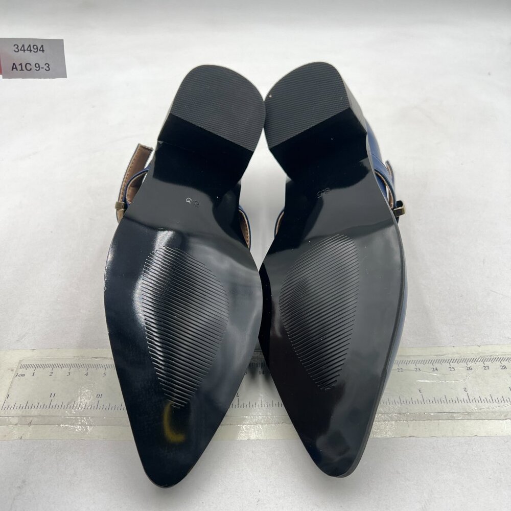 YDN Blue Heels with Strap Detail - Picture 7 of 8